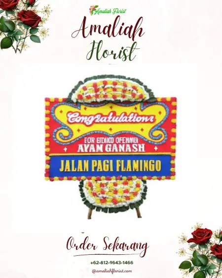 Sewa Papan Bunga Nongme