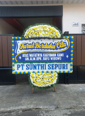 Papan Bunga Duka di Nongme