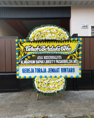 Papan Bunga Duka di Nongme